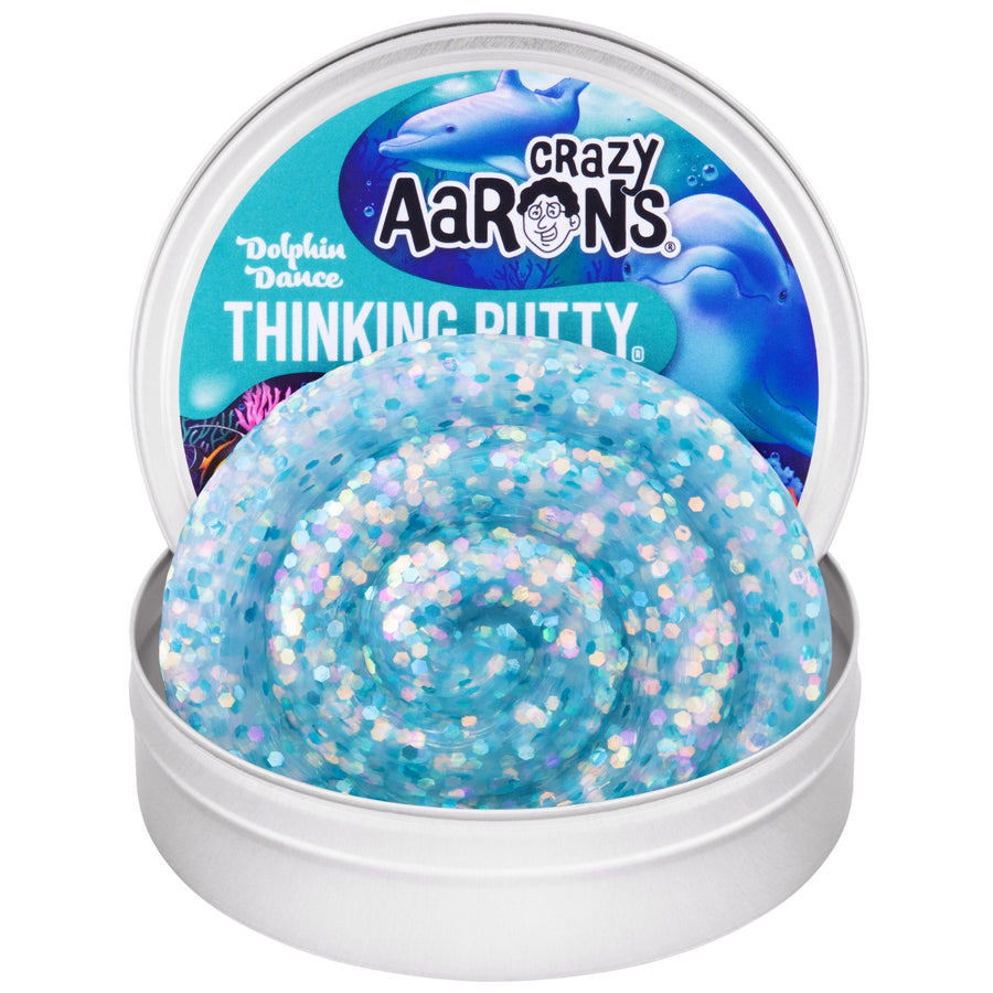 Dolphin Dance - 3.5" Thinking Putty Tin Y9